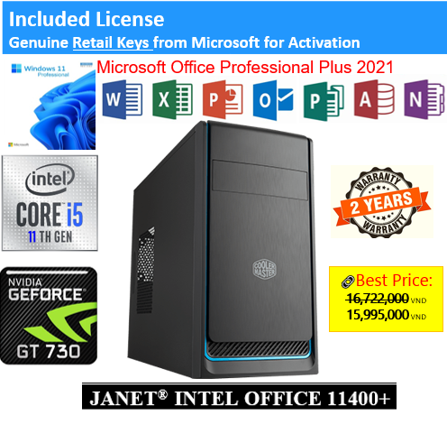JANET®  INTEL OFFICE 11400 (Individual)